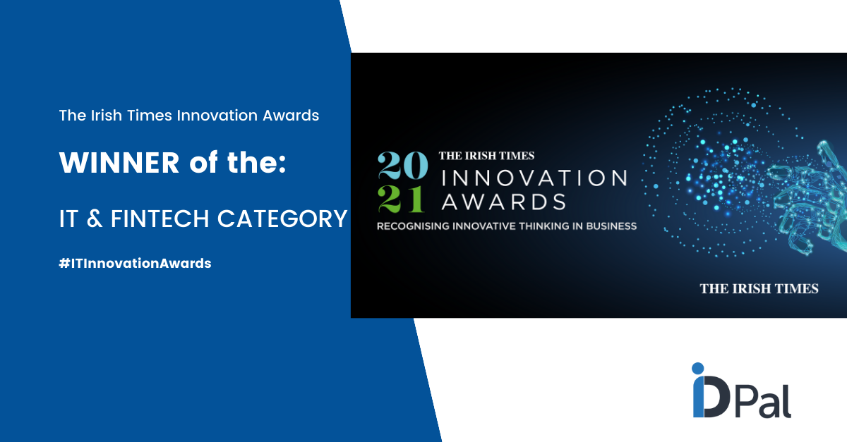 Winner of IT&Fintech in Irish Times Innovation Awards 2021