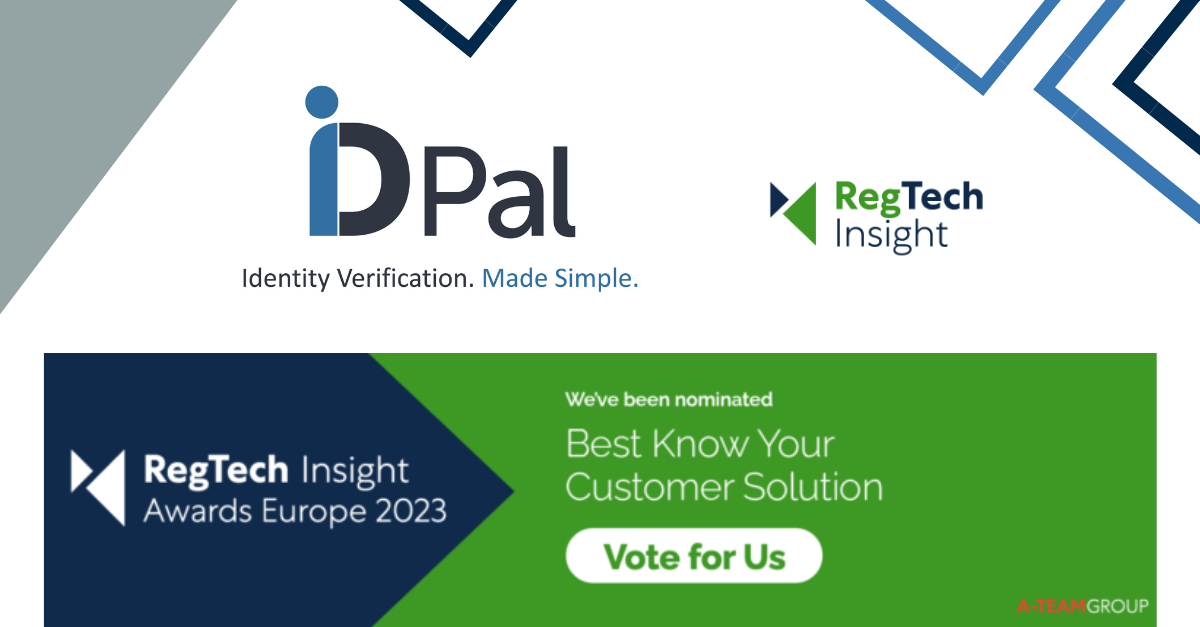 We Need Your Help! – ID-Pal Shortlisted for Best KYC Solution