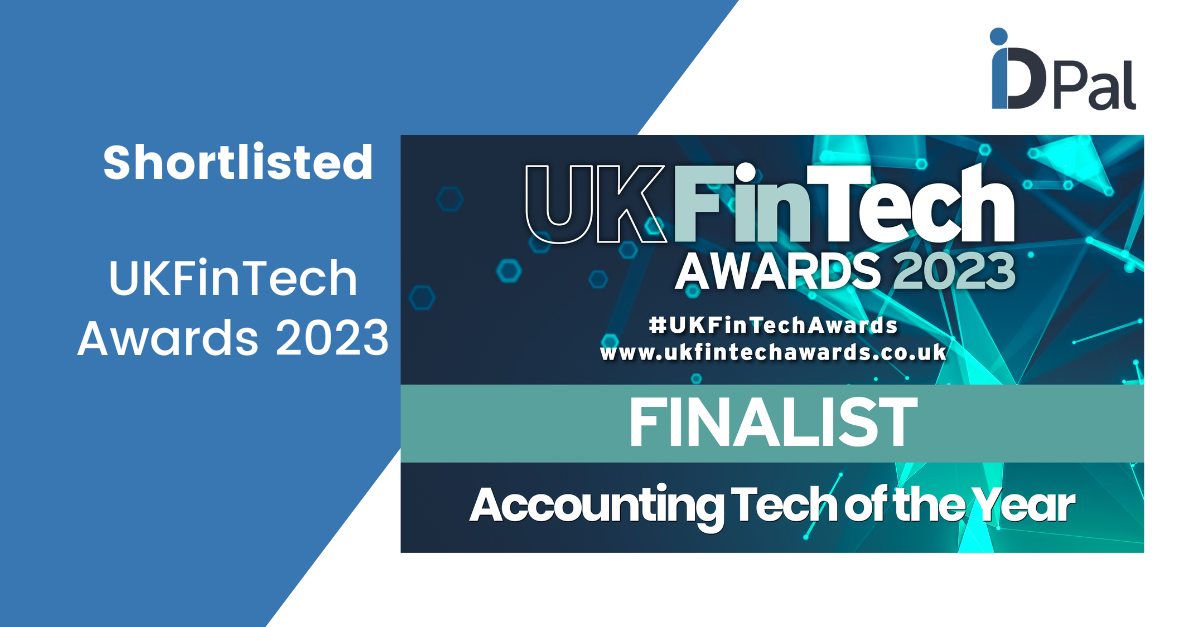 ID-Pal shortlisted for “Accounting Tech of the Year” at the UK FinTech Awards