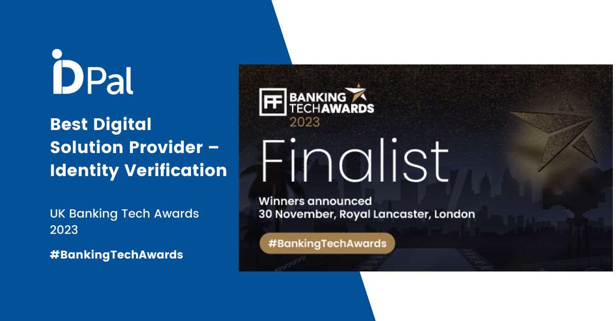 ID-Pal is shortlisted in the UK Banking Tech Awards
